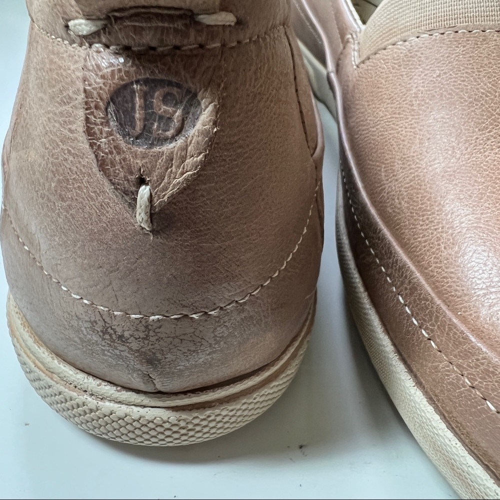 JOSEF SEIBEL Comfort slip one shoes. Size 40. Air reaction footbed. Beige. - Picture 6 of 7